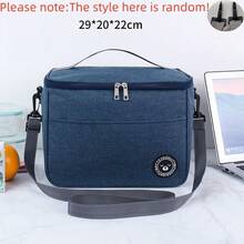 1pc/2pcs Kitchen Storage & Travel Food Container, Square Bento Box Bag Insulated Lunch Bag, Picnic Bag, Bento Box Tote Bag, Pouch-In-Pouch, Reusable Insulated Lunch Bag, Bento Bag, Bento Box Tote - Multicolor - View 16
