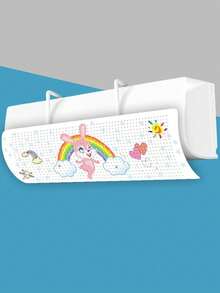 1pc Air Conditioner Wind Shield, Universal AC Wind Deflector, Wall-Mounted, Hole-Free Anti-Direct Blowing - Multicolor - View 8