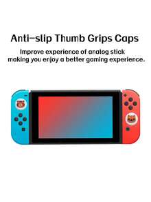 1 Set Switch Joy-Con Controller Joystick Caps, Anti-Slip Anti-Sweat Anti-Scratch, Enhance Gaming Experience, Compatible With Switch OLED, Switch, Switch Lite - View 5