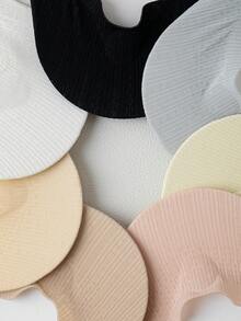 1/3/6双装春夏冰丝船袜，女士防滑，防后跟滑脱，隐形袜，薄款低帮袜，透气凉爽袜 - 彩色 - 查看 13