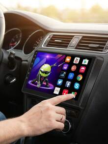 Reproductor Android 2 DIN, ideal para el auto en traslados diarios, viajes en carretera, rutas de trabajo y salidas familiares, permitiendo usar navegación, llamadas manos libres y entretenimiento desde una interfaz táctil. - A - Ver 2