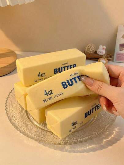 保湿黄油棒捏捏乐减压玩具，新奇快速回弹减压玩具，办公桌面感官玩具，趣味派对礼物，捏捏乐生日礼物，小礼品袋填充物，舒缓焦虑神器