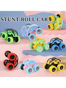 惯性特技翻转车，越野车，玩具车仿真模型，小型车，防震四驱小型玩具车，圣诞礼物，玩具车，汽车玩具，汽车玩具，玩具车，汽车玩具，汽车玩具，返校季 - 彩色 - 查看 3