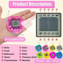Interactive Electronic Pet Machine, A Mini Handheld Game Machine, Which Can Bring Hours Of Fun, Relive Nostalgia With This Retro Electronic Digital Pet Key Chain Game - Multicolor - View 4