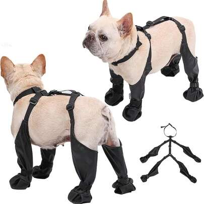 All-Season Dog Shoes, Waterproof Anti-Insect Outdoor Wear, Thin Durable Anti-Slip Pet Shoes