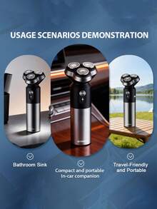 SKYWORTH Electric Shaver, Large Capacity Battery, IPX7 Waterproof, Suitable For Both Wet And Dry Use, A Top Choice For Birthday And Graduation Gifts. Shaver, Electric Shaver, Razor, Men's Shaver, Professional Shaver, Electric Razor. - Multicolor - View 7