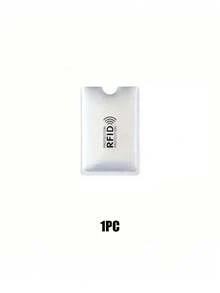10/1 pieza Titular de tarjeta con bloqueo RFID, funda de tarjeta de identificación plateada, protección de aluminio de alta calidad con blindaje RFID, material de blindaje ligero y protector, fácil extracción de tarjetas. Adecuado para tarjetas de identificación, tarjetas bancarias, tarjetas de crédito, etc. - Multicolor - Ver 11
