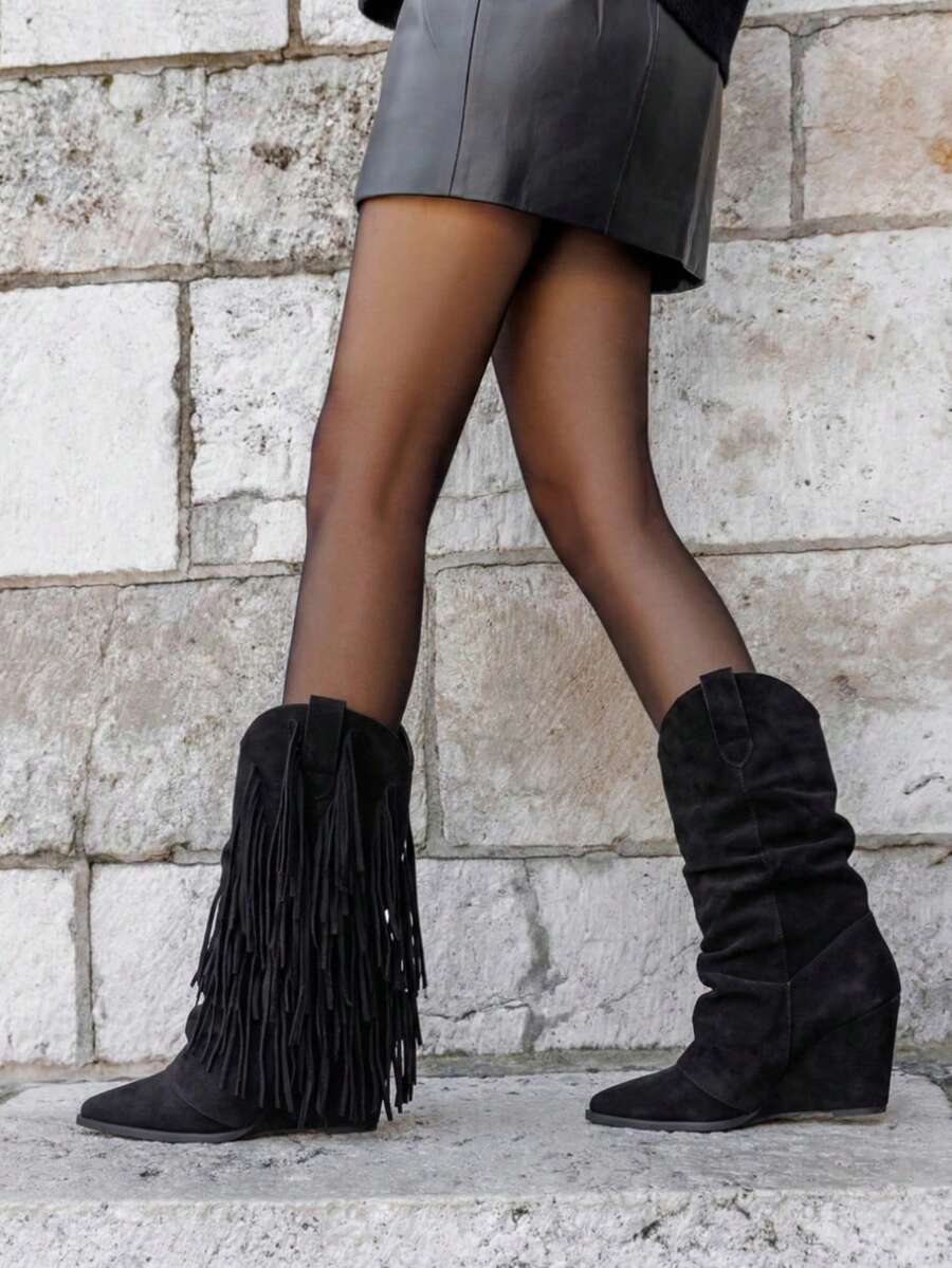 Bottes and Talon Compensation și Cascades of Français în Suède - Negru - Vizualizare 1