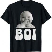 AI Baby Holding Laugh Meme  Brainrot T-Shirt - 彩色 - 查看 1