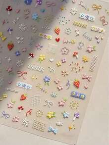 1 pieza Protector de lente de vidrio templado con diseño creativo de flor y estrella de dibujos animados, película de vidrio templado adhesiva compatible con iPhone 11 Pro Max/12 Pro Max/13 Pro Max/14 Pro Max/15 Pro Max/16 Pro Max/17 Pro Max, regalo de primavera para fiesta de cumpleaños - Multicolor - Ver 3