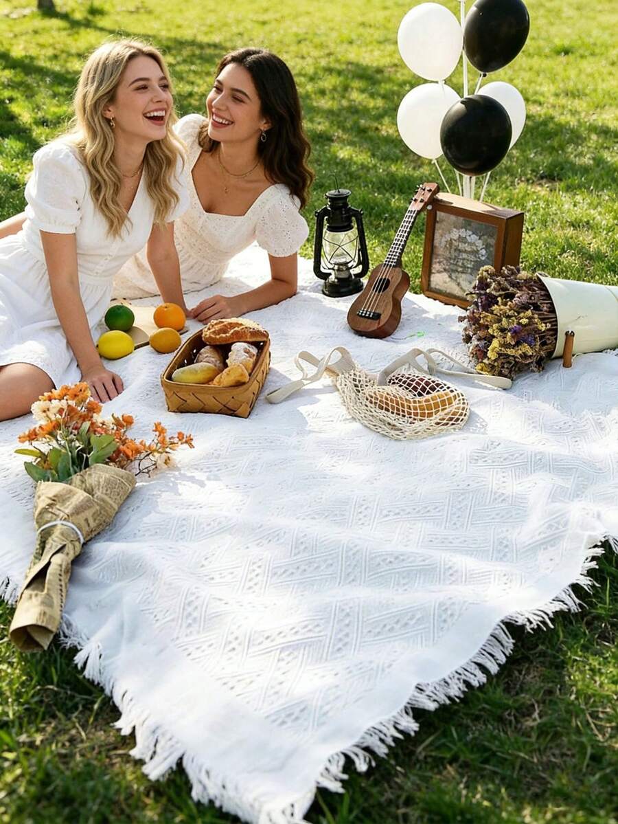 Thảm dã ngoại phong cách Bohemian, chăn cắm trại, khăn trải bàn, thảm cỏ ngoài trời, dụng cụ cắm trại, khăn trải bàn phong cách Bohemian, chăn ngủ trưa, thảm chống ẩm cho lều, thảm dã ngoại, thích hợp cho các buổi dã ngoại ngoài trời, lễ hội, tiệc tùng, trang trí phòng ngủ/phòng khách, du lịch ngoài trời, quà tặng ngày Valentine, trang trí trong nhà. - Nhiều màu - Xem 1