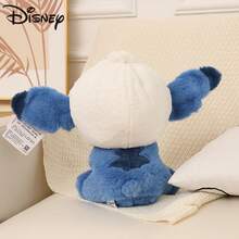 1 búp bê nhồi bông Stitch chính hãng của Disney, mặt dây chuyền hình búi tóc, ba lô nhồi bông mềm mại, đồ trang trí nhà cửa, quà tặng ngày lễ. - Màu xanh lam - Xem 4