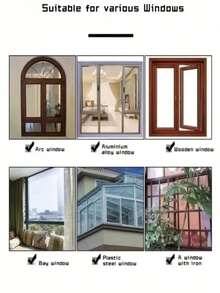 Anti-Mosquito Window Screens,Mosquito Nets For Window,Mesh Anti Insect Air Tulle Invisible White Fiberglass Mosquitoes And Flies - White Netting With White Edges - View 12