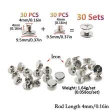 SinHo Screw Metal Phillip-Head Binding Screws Post Nail Rivet Stud Screw Rivets For DIY Leather Belt Bag Craft Bookbinding - Silver - View 11