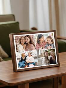 Customized 4-Grid Photo Collage, Personalized Photo Puzzle, Photo Customization, Mother's Day Gift, Anniversary Gift, Mom Gift, Home Decor, Commemorative Item, Reusable, Cute, High Quality, Birthday Gift, Wedding Anniversary, Graduation Memento, Mother's Day & Father's Day Gift, Multifunctional, Adjustable, Decorative, Reusable - Multicolor - View 3