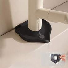 1pc Silicone Faucet Splash Guard, Anti-Drip, Anti-Backflow, Cartoon Design Leak-Proof Mat - A - View 9