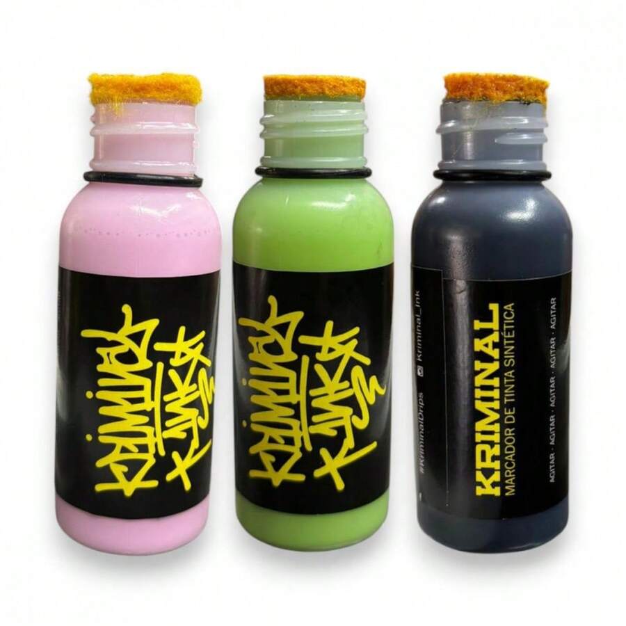 Kit de 3 Chorreadores de Pintura para Graffiti con Punta de 21mm, Ideal para Arte Urbano y Manualidades Creativas, Accesorio para Artistas y Amantes del Street Art - 1 - Ver 1