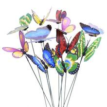 10/25 pezzi Picchetti a forma di farfalla - Brillano al buio, perfetti per decorazioni da giardino e prato, senza bisogno di alimentazione elettrica - Stili multipli - Visualizzare 9