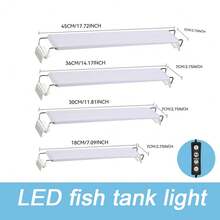 Adjustable Length LED Aquarium Light, Aquarium Accessories, Aquarium Lighting Tool, -Landscaping Bracket Light, Adjustable Spectrum And Timing Function, USB Interface - Suitable For Freshwater/Saltwater Fish Tanks, Coral Reefs And Plants Underwater Lighting System, Easy Installation - View 2
