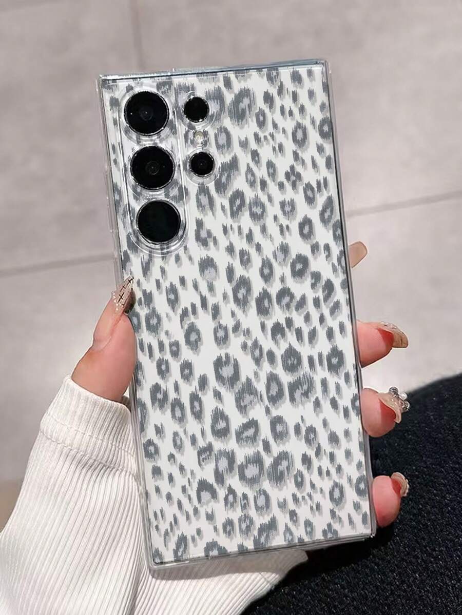 Cheetah,Leopard Print 1pc Thick Leopard Print Protective Phone Case, Compatible With Samsung Galaxy S26/S26 PLUS/S26 Ultra, S25/S25 PLUS/S25 Ultra, A17, A07, A16, A36, A26, A56, A50, A12, A32, A52, A72, A51, A21S, A13, A14, S24/S24 PLUS/S24 Ultra, S22, A52, A53, A54, A55, 11/12 Pro/12/12X/13 Pro/14 Pro/15 Pro, 10/9, Note 9, 12C, Note 11 Pro, Note 8 Pro - Multicolor - View 1