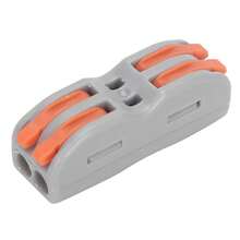 Conectores de alambre duro suave compacto rápido del terminal del conductor de 50pcs Accesorios industriales - A - Ver 2