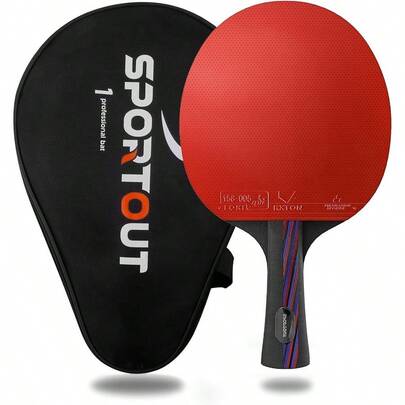 Ping Pong Paddles Sets-Portable Table Tennis Paddle WithStorage Case Premium Table Tennis Racket For Indoor & Outdoor Games