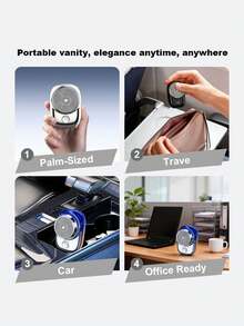 SKYWORTH USB Mini Electric Shaver, Portable Powerful Storm Razor For Men Women, USB C Rechargeable, IPX7 Waterproof Wet & Dry Use, Pocket Size Lightweight Razor For Travel Office Business Trip - Multicolor - View 8