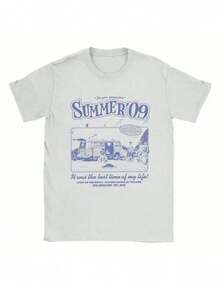 Fashion Print Casual T-Shirt Ones Directions Summer 09 Men T Shirt Crazy Tee Shirt Short Sleeve Round T-Shirt Women Printed Clothes Vintage T Shirts Graphic Tees T Shirt Men Graphic T Shirts Funy T Shirt. Shirts Graphic Graphic Tee Tops Shirts Ropa De Hombre Graphic Tees Women Camisas Para Hombre Men Clothes Summer Funny T Shirt Soft, Durable Round Neck Casual Top For Spring, Summer, And Fall Patterned Printed Short Sleeved Top T-Shirt - 白色 - 查看 1