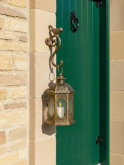 1pc Vintage Cast Iron Bird Shaped Wall Hook, Heavy Duty S-Shaped Rustic European Style Hook, Durable Finish, Easy Installation Decorative Hanger For Clothes, Keys, Tools, Planters, Lanterns, Suitable For Indoor/Outdoor Garden, Balcony, Fence, Garage Decor, Unique Gift For Housewarming, Birthday, Holiday Party