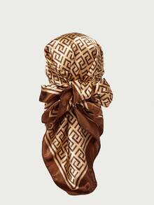 Glisma 1 Piece Of Fashionable Scarf For All Seasons,  Printed Square Scarf For Women, Women Bandana For Daily Wear, New Sunshade Headscarf For Dress - Multicolor - View 2