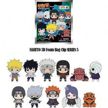 Viz Media 1 Stück offiziell lizenzierte Blind Bag 3D Anime Taschenclip PVC Schlüsselanhänger mit zufälligem Charakter Hashirama Neji Minato Obito Aoda Sammler Schlüsselring Rucksack Anhänger Dekoration für Handy Geldbörse perfektes Weihnachts- und Geburtstagsgeschenk für Anime Fans - Mehrfarbig 2 - Übersicht 7