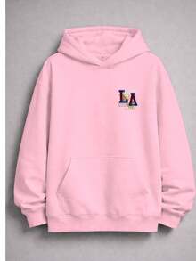 Oversized Sweatshirt L.A Los Angeles City Unisex Ref4723 - 粉色 - 查看 5