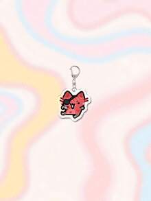 1pc Acrylic Cute Toy Bear Theme Keychain Pendant, Backpack Decor/Bag Accessory/Schoolbag Accessory/Wallet Pendant, Gift For Friends - Multicolor - View 18