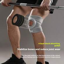 1PC Gym Movemen Joint Support Knee Pad Adjustable Micro-Elastic Patella Protector Breathable Sports Kneepad Guard For Meniscus Ligament - Multicolor - View 1