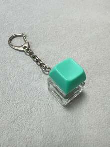 1pc Finger Pressure Relief Keychain Toy, Sensory Keychain Toy, Fingertip Toy, Pressure Relief Finger Toy, Fingertip Toy With Sound Effect, Pressure Relief Gadget, Bright Macaron Colors, Hobby Collection Party Supplies, Teen Creative Toy, Teen Pressure Relief Toy (Random Color) - Multicolor - View 18