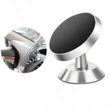 360° Magnetic Car Phone Holder, Metal Slouchy Phone Bracket, Magnetic Car Phone Mount For Dashboard/Windshield, Cartoon Phone Holder Gift - Multicolor - View 4