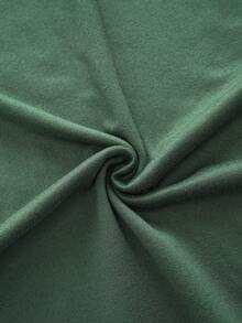 Bộ đồ ngủ ngắn tay cổ chữ V cỡ lớn dành cho nữ, quần lửng in hoa thời trang. - màu xanh lá - Xem 9