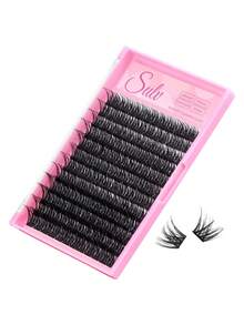 Sulv 144pcs Cluster Lashes 8-20mm To Choose Black False Eyelashes Clusters Soft DIY Lashes Extension Suitable For Beginners To Use At Home - View 2
