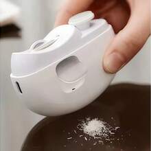 自动电动指甲钳，USB充电式指甲修剪器/磨甲器/指甲钳/切割器/抛光工具，带照明功能和指甲粉尘收集器 - 白色 - 查看 8