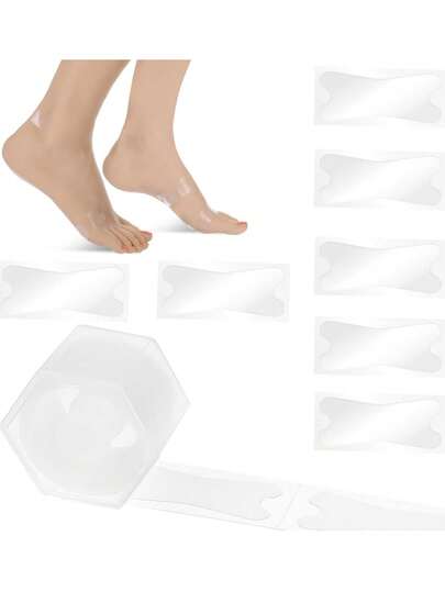 30 Pcs/1 Roll Foot Bubble Bandage, Transparent Anti Tape Bubble Pad, Waterproof Bubble Pad Bandage Suitable For Anti Friction Pads On Feet, Toes, Fingers, And Heels