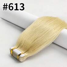 Tape In Hair Extensions Human Hair Skin Weft Seamless Invisible Silky Straight With Thick Ends Remy Human Hair 20 Pcs - S613 - View 12