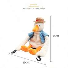 Cute Duck Shaped Car Tissue Box, Car Tissue Paper Holder, Tissue Paper Storage Bag, Tissue Hanging Bag, Creative Car Tissue Box, Creative Car Decor, Home Use, Bathroom Tissue Storage Bag, Practical Car Accessory - A - View 8