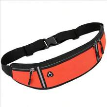 LOTANK Bolsa de cintura profesional para correr unisex, cinturón deportivo con bolsillo oculto, riñonera para fitness y entrenamiento - Negro - Ver 13