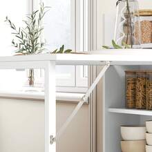 HOMCOM Mesas de comedor - Blanco - Ver 9