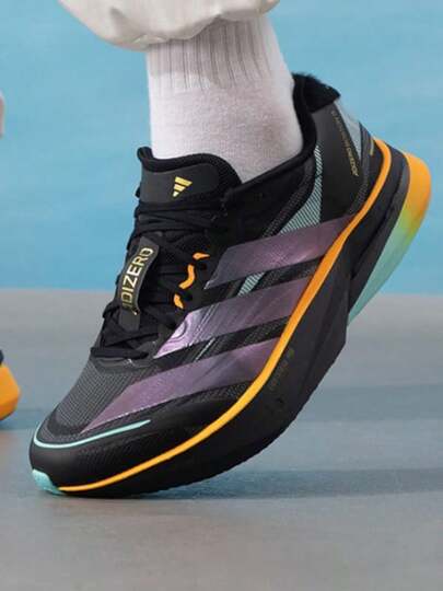  Adidas Adizero Boston 13 CNY Edición Limitada del Año del Caballo, cómodos, ajuste ceñido, zapatos de correr receptivos, unisex