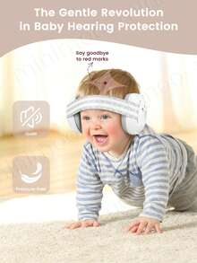 1PC Cat Claw Baby Earmuffs, Noise Reducing Headphones With Adjustable Headband For Travel - Multicolor - View 5
