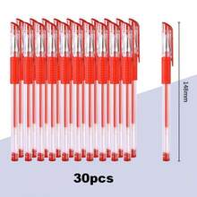 30支中性笔，黑色、蓝色、红色，书写流畅，不留痕迹，适合办公、学生、返校文具用品 - 歐標中性筆 - 查看 10