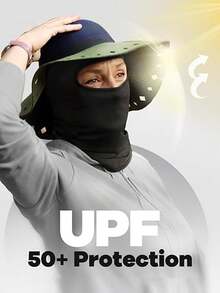 1pc Unisex Balaclava Ski Mask, Neck Warmer, Breathable, Moisture-Wicking, UV Protection, Quick-Dry Cycling Face Mask Headwear, Suitable For Cycling, Skiing, Hiking And Other Activities - Multicolor - View 7