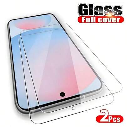 2pcs High Definition Tempered Glass Screen Protector, Suitable For Galaxy S26 Ultra/S25 Edge/S24 FE/S23+/S22+/S26 Plus Series, 9H Hardness Anti-Scratch, Easy Installation Phone Screen Protector