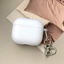 Funda de auriculares Bluetooth de color azul mate minimalista compatible con Apple Pro 2nd Generation - transparente - Ver 3